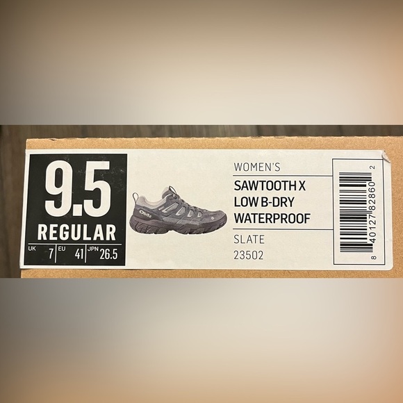 New sawtooth x low b-dry waterproof oboz shoes - Picture 2 of 5